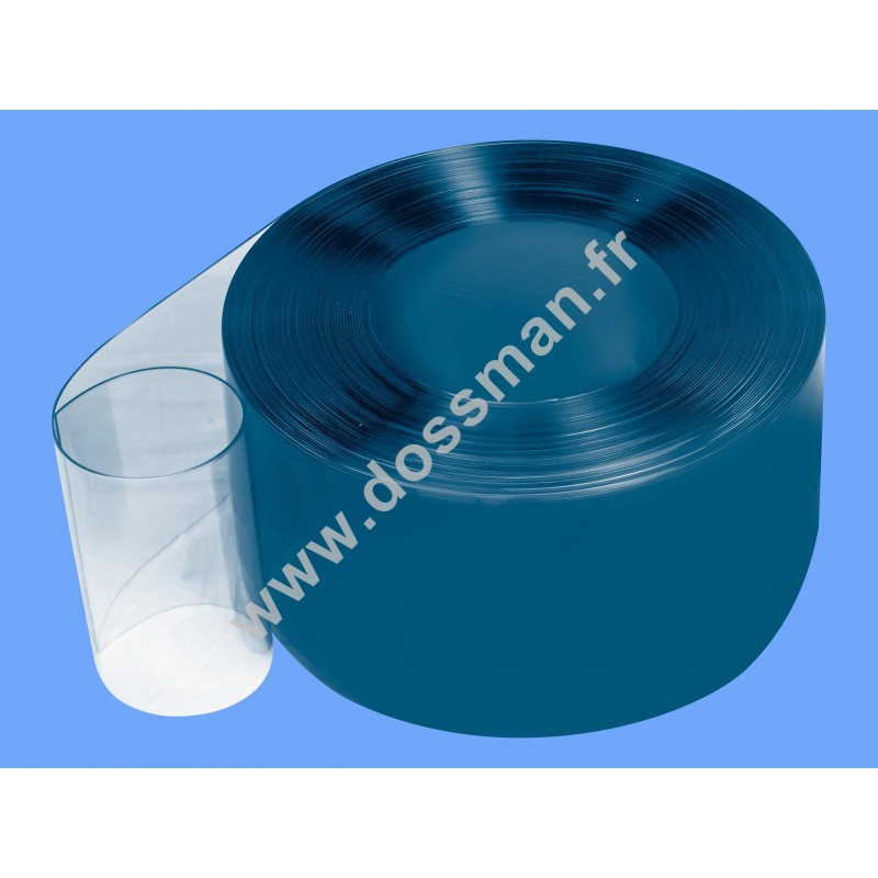 Rouleau de 20 ml de plastique cristal souple transparent 0.5 mm (50/100)  antistatique pour l